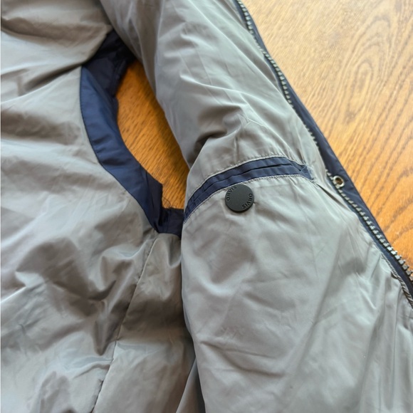 Orvis Mens Down Puffer Vest Size L Navy Blue Pockets Gorpcore - Picture 6 of 10